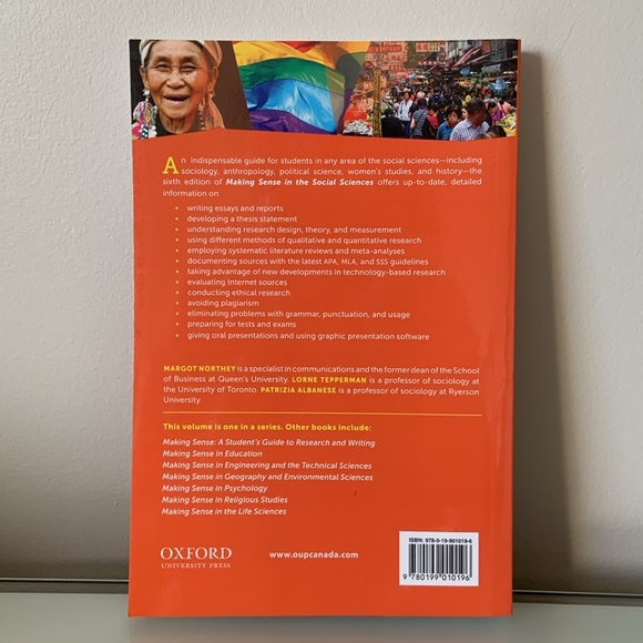 Oxford Making Sense Guide to Research and Writing Social Sciences Textbook Study - Picture 2 of 9